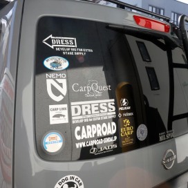 Alternative view of Dress Airborne Caution Sticker 210 White Transfering